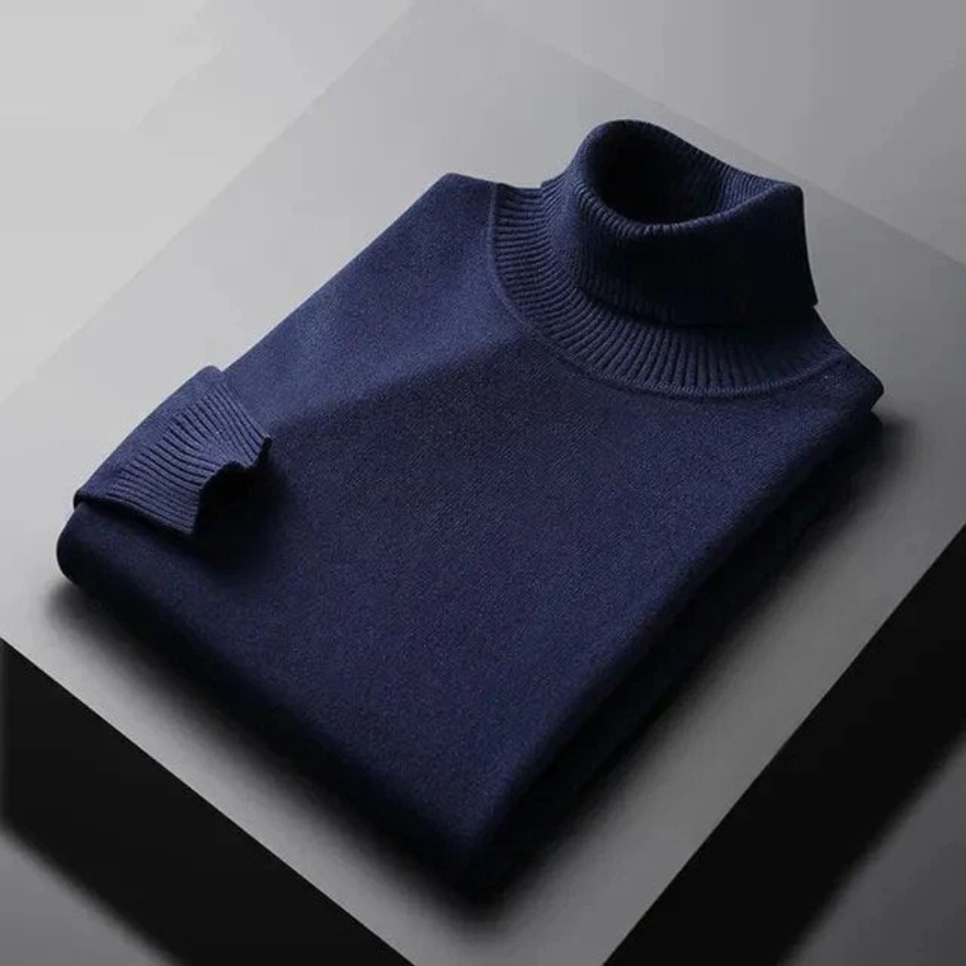 Aurel – Suéter de Cashmere con Cuello Alto