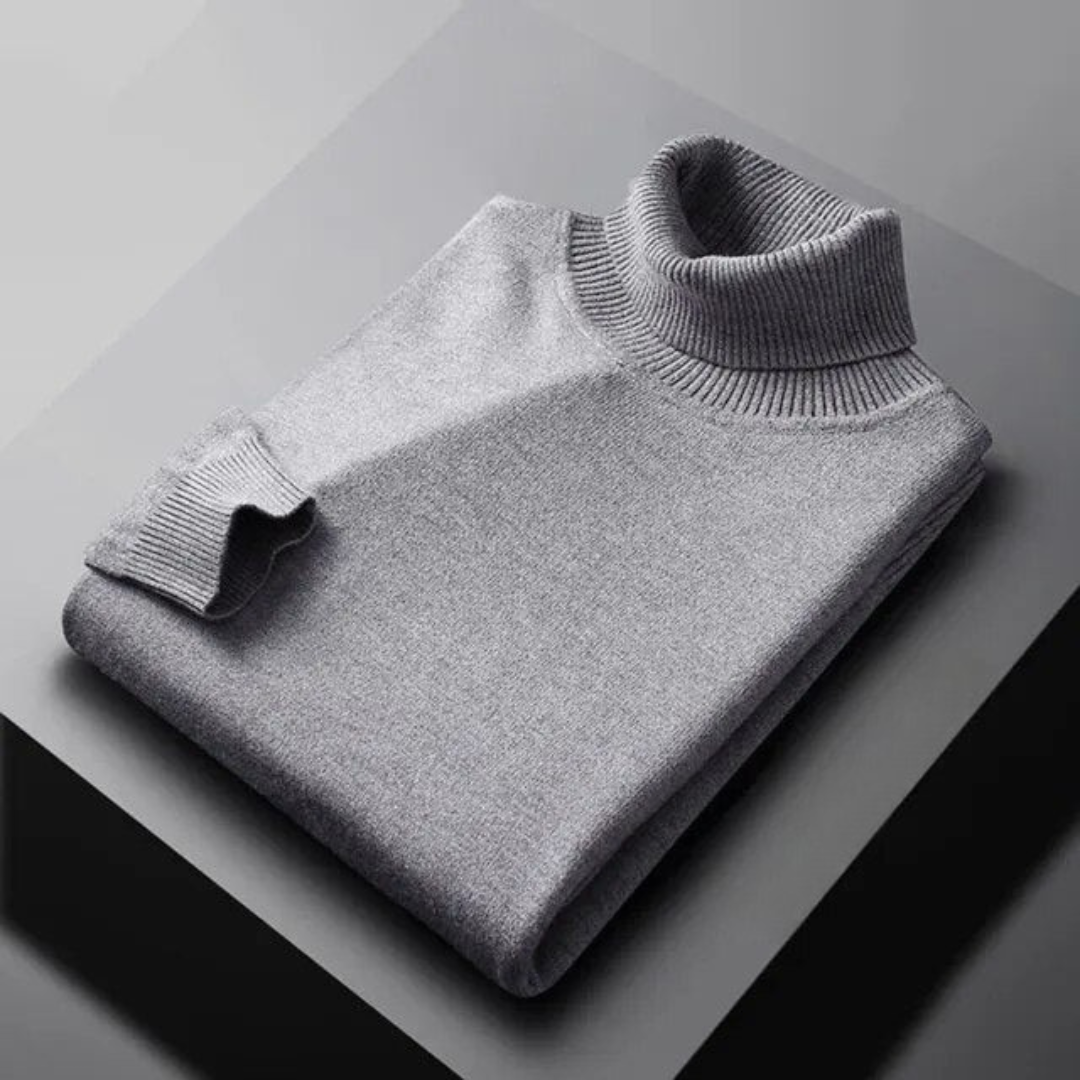 Aurel – Suéter de Cashmere con Cuello Alto