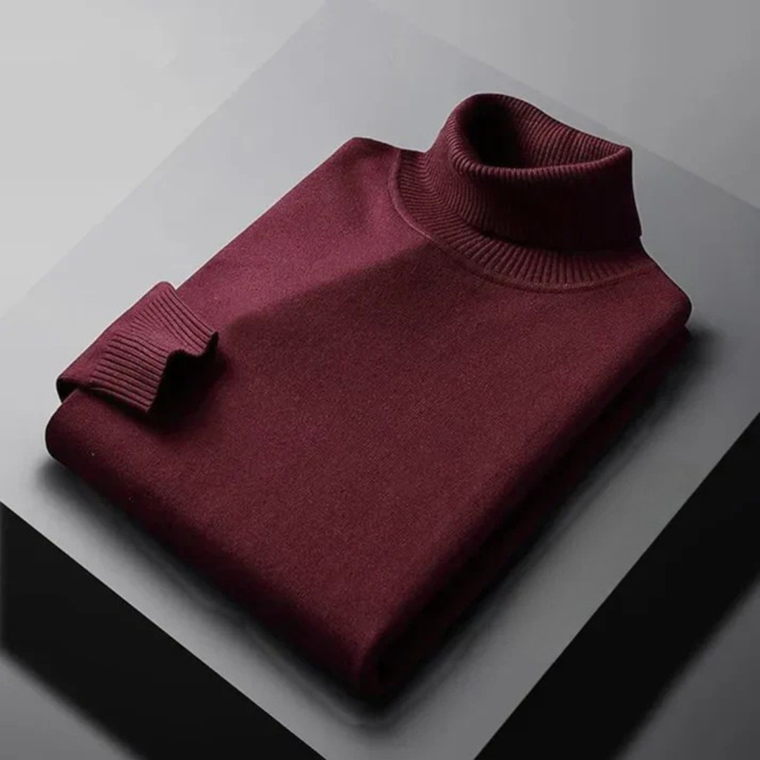 Aurel – Suéter de Cashmere con Cuello Alto