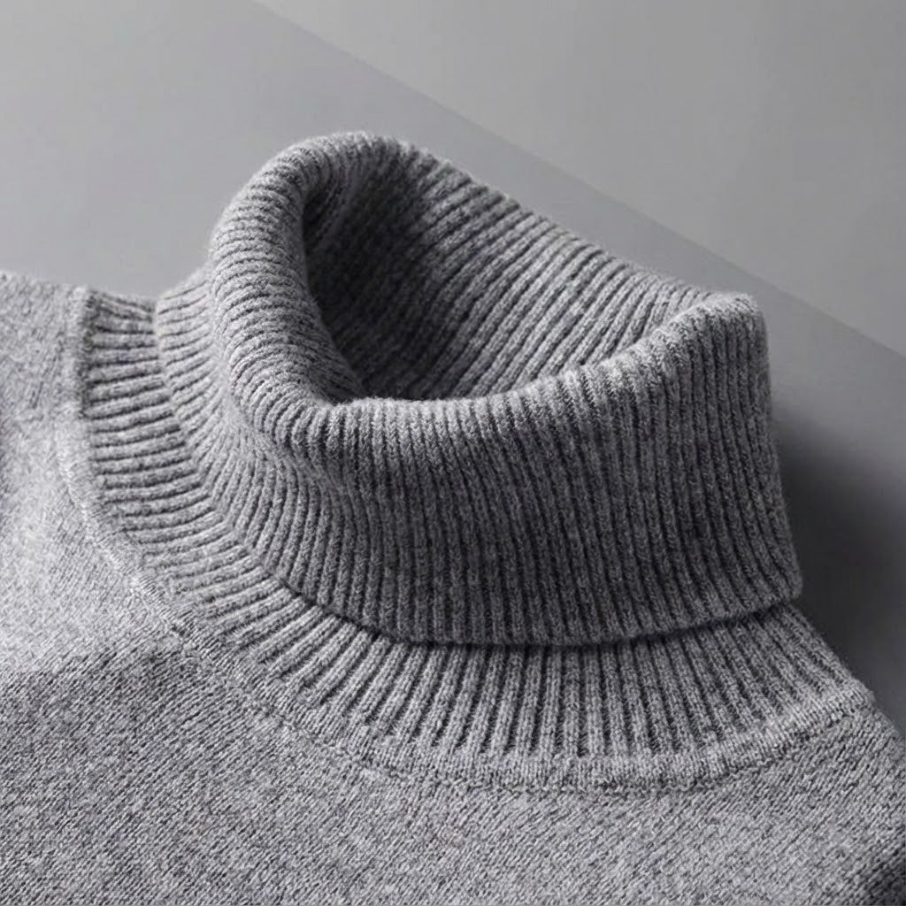 Aurel – Suéter de Cashmere con Cuello Alto