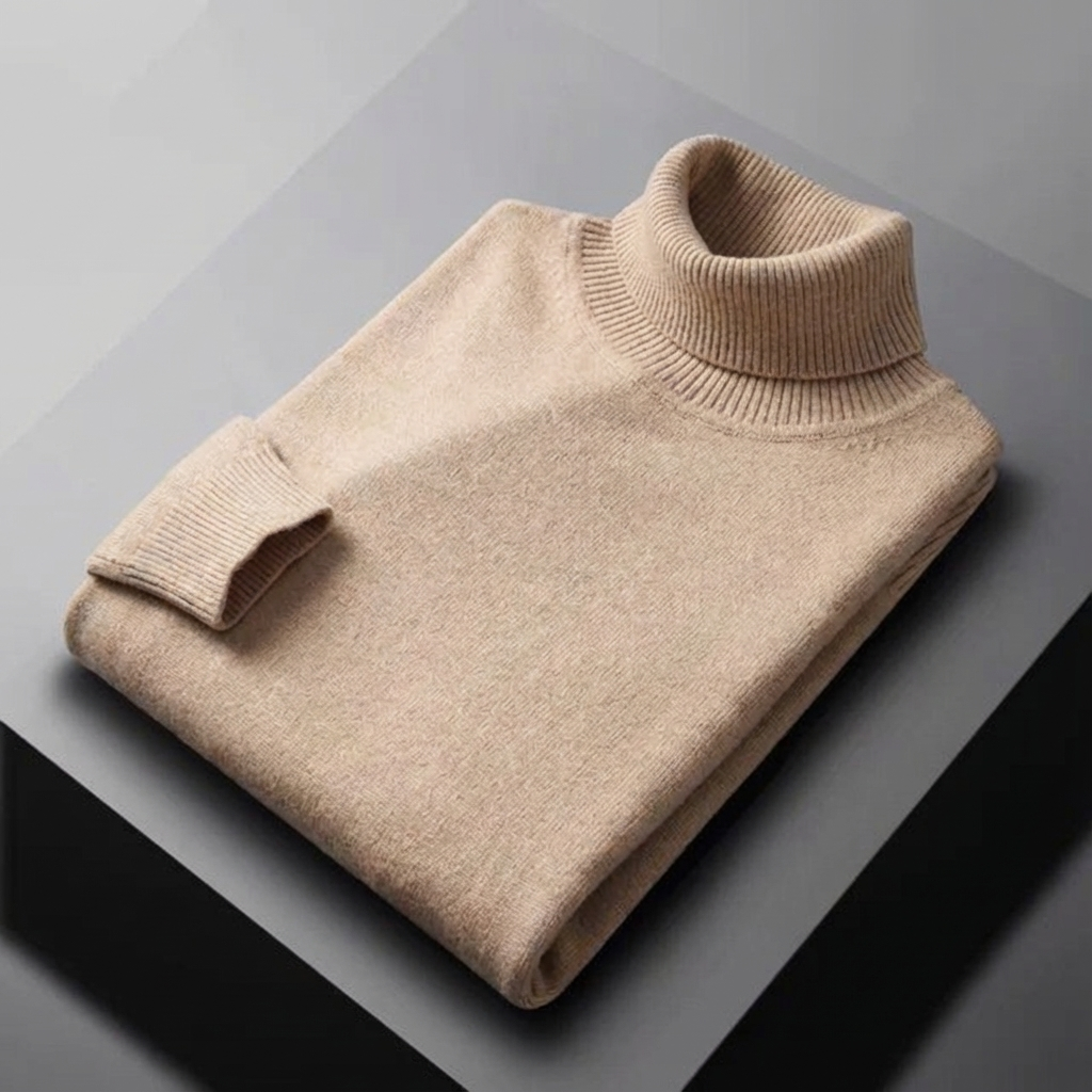 Aurel – Suéter de Cashmere con Cuello Alto