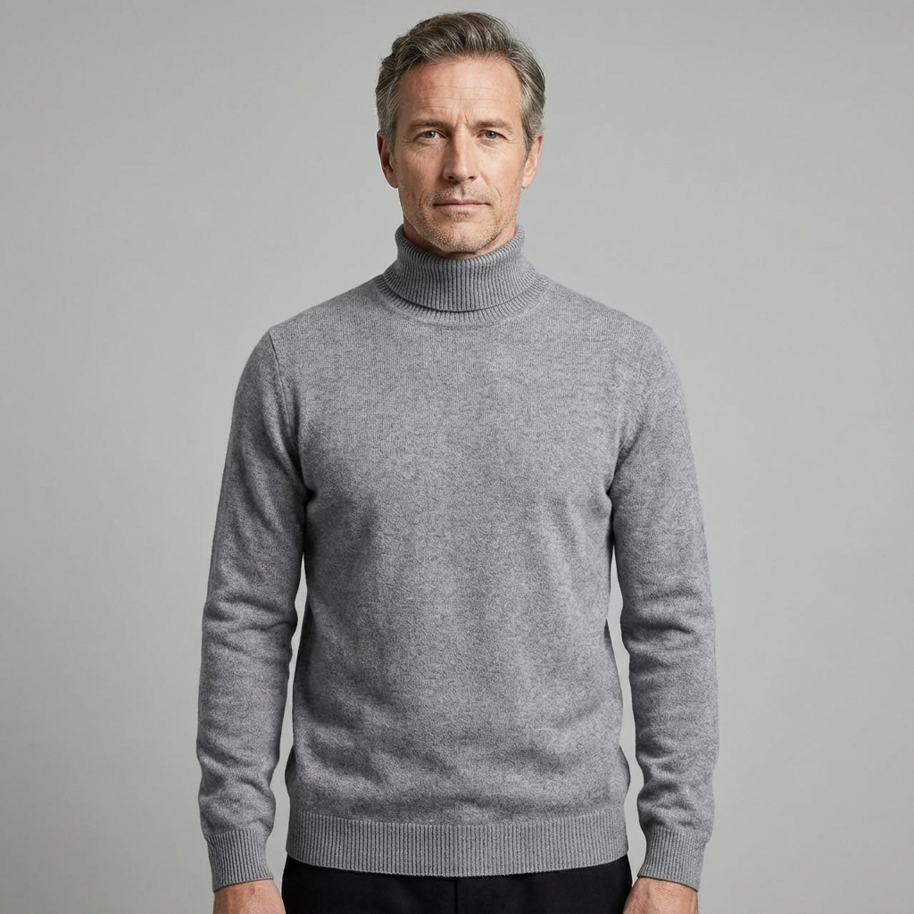 Aurel – Suéter de Cashmere con Cuello Alto