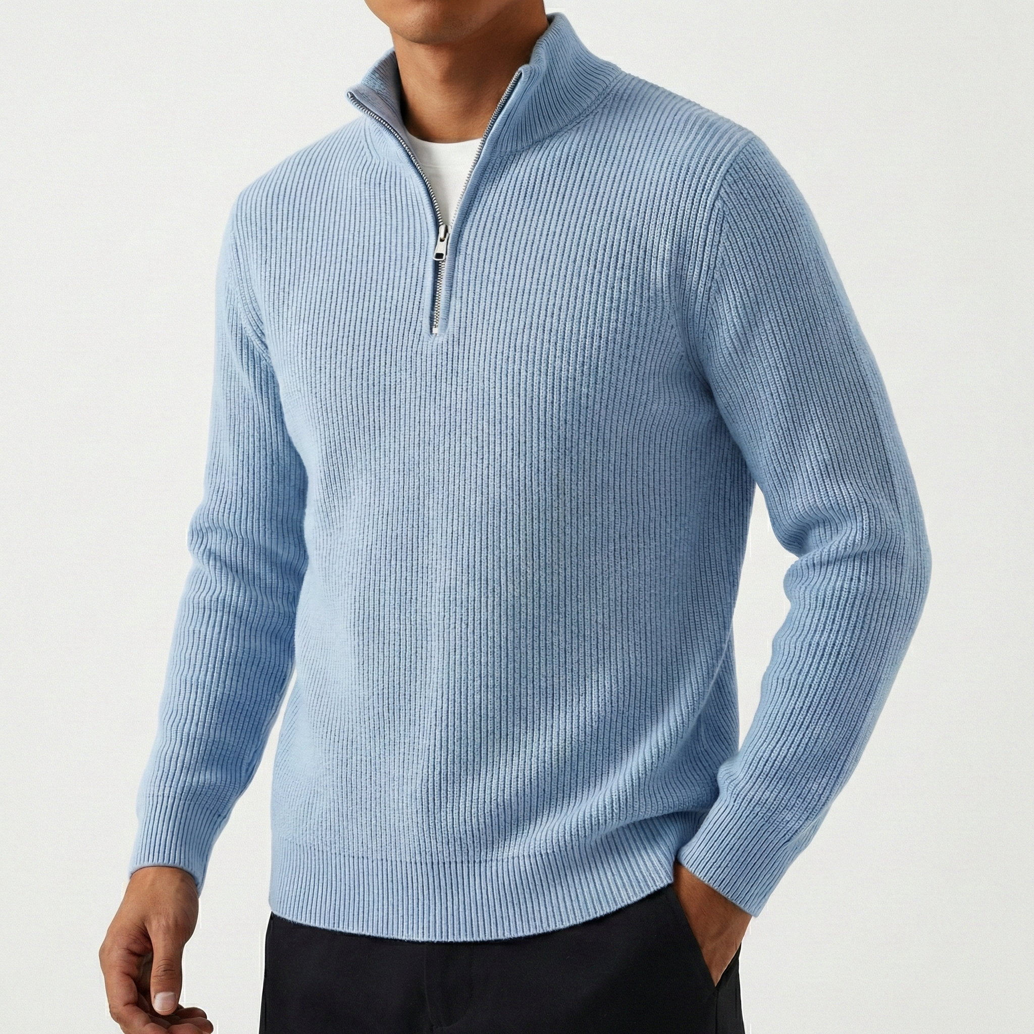 Soren – Quarter Zip de Pana refinado y cómodo